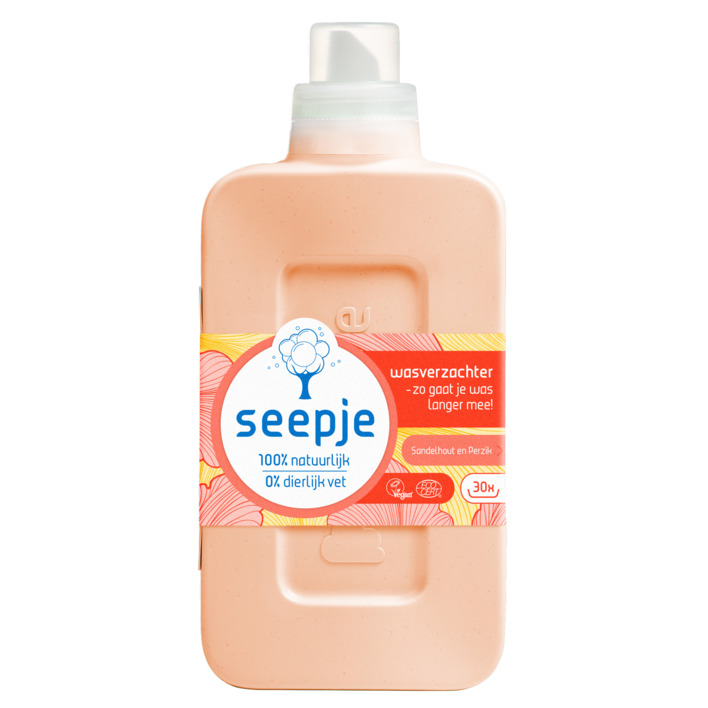 Seepje Wasverzachter sandelhout en perzik
