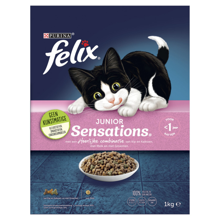 Felix Sensations junior met kip & kalkoen