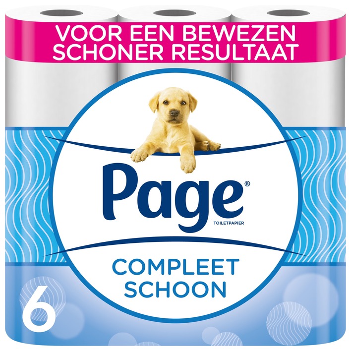Page Compleet schoon toiletpapier