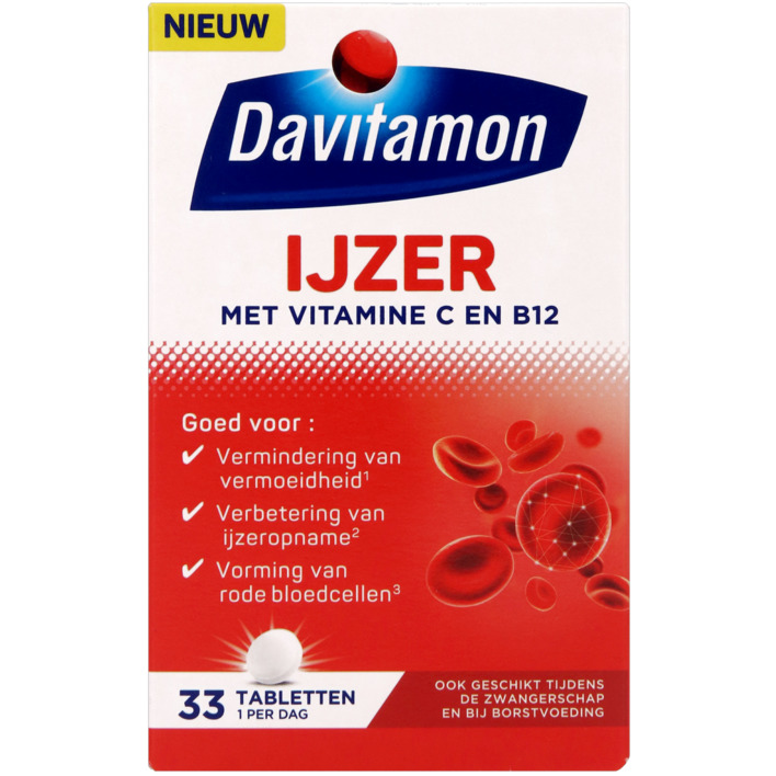 Davitamon IJzer met vitamine C en B12