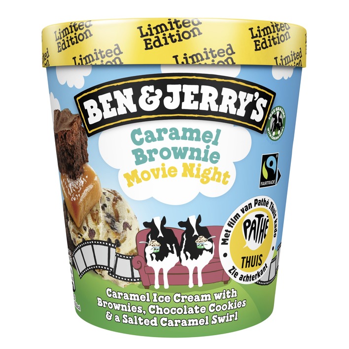 Ben & Jerry's Caramel brownie party