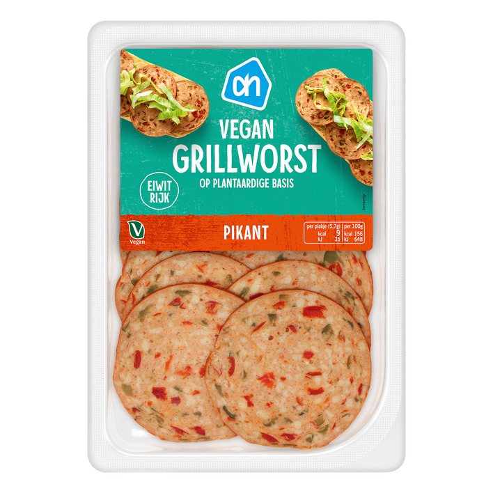 AH Terra Plantaardige grillworst pikant