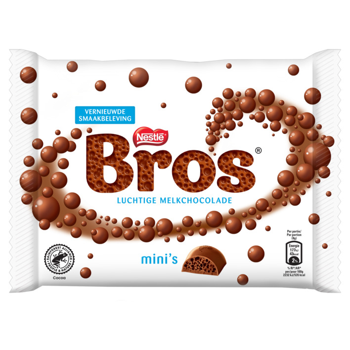 Bros Mini melkchocolade uitdeelzak