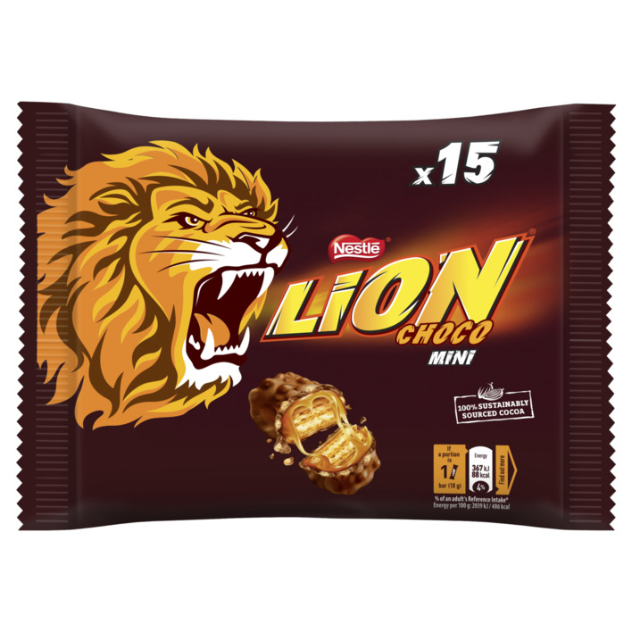 Lion Mini melkchocolade uitdeelzak