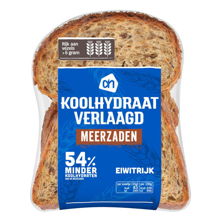 AH ELL Eiwitrijk volkoren meerzaden half
