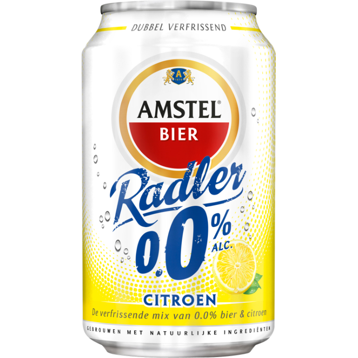 Amstel Radler citroen 0.0 bier