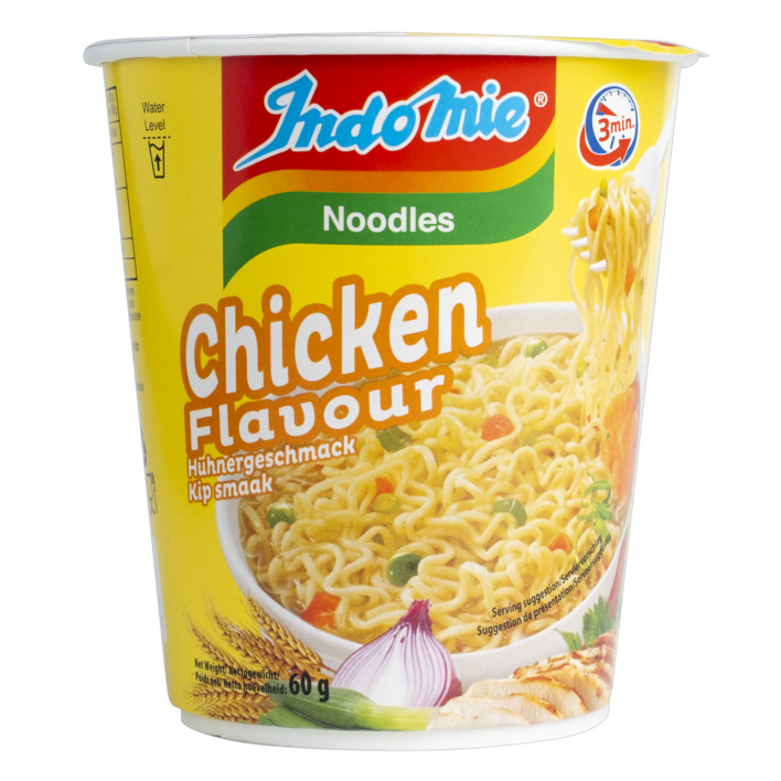 Indo mie Noodles chicken flavour cup