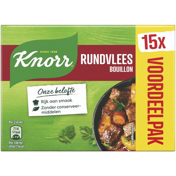 Knorr Rundvlees bouillonblokjes voordeelpak