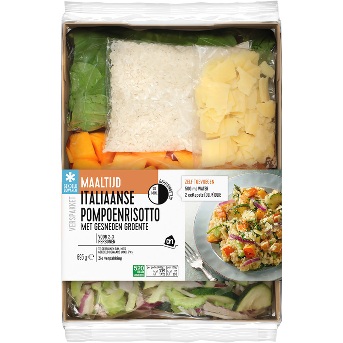 AH Gesneden verspakket pompoen risotto