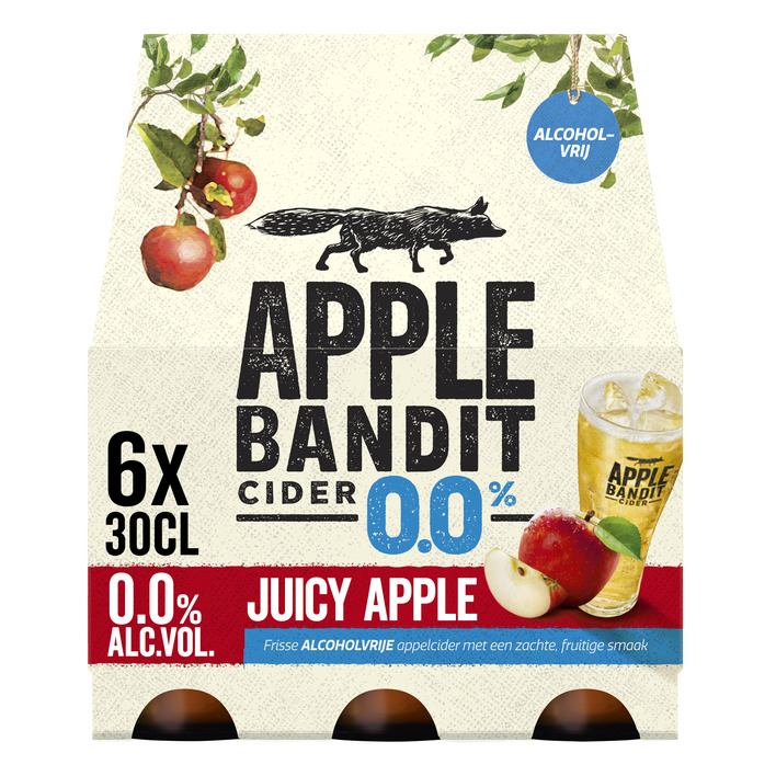 Apple Bandit Juicy apple 0.0 cider 6-pack