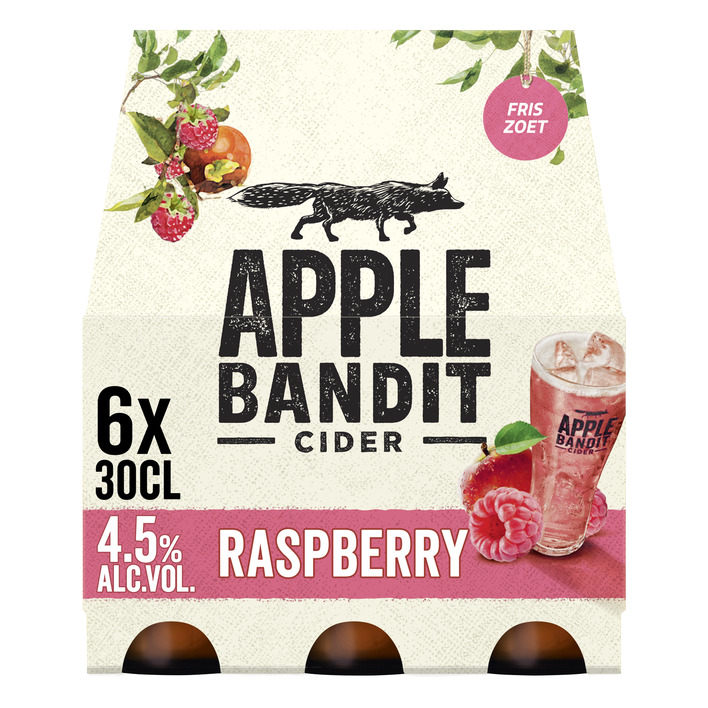 Apple Bandit Raspberry cider 6-pack