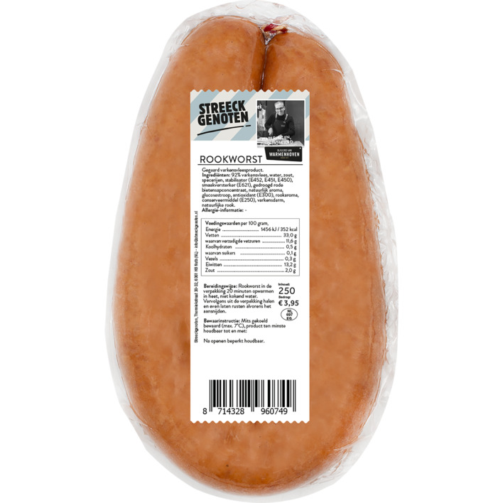 Streeckgenoten Rookworst
