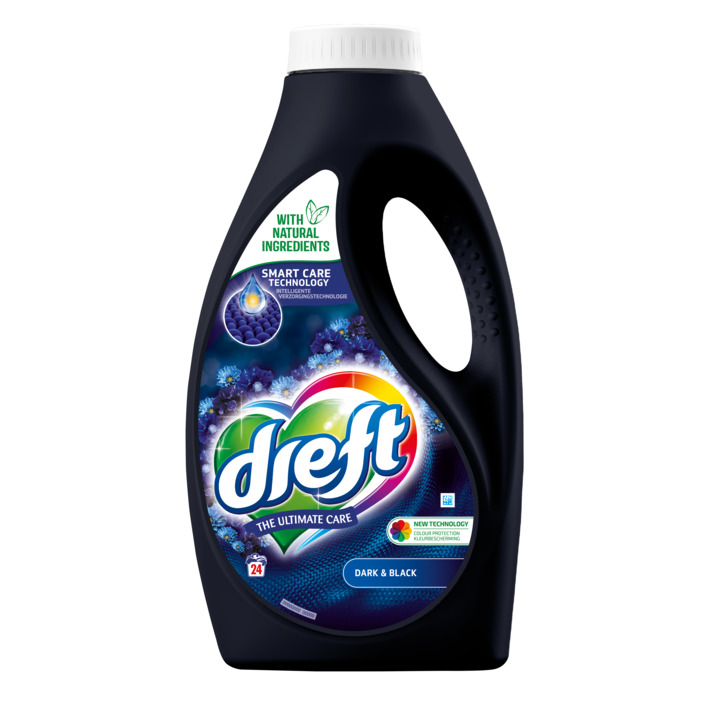 Dreft Ultimate care wasmiddel dark & black