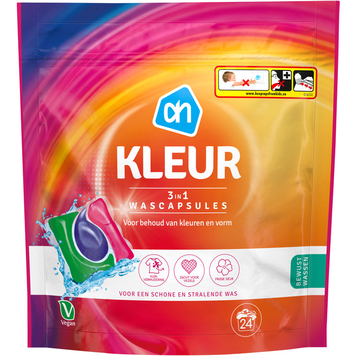 AH Wascapsules 3-in-1 kleur