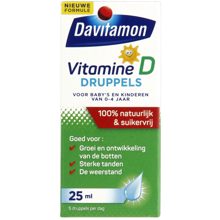 Davitamon Vitamine D druppels baby en kinderen