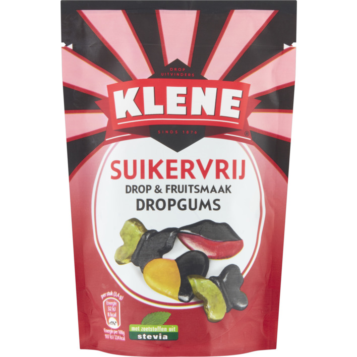 Klene Suikervrij dropgums