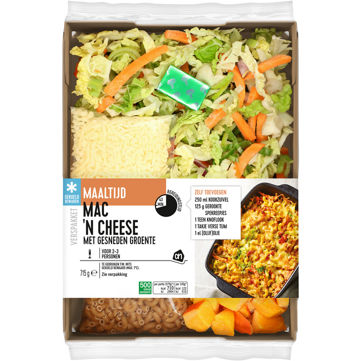 AH Gesneden verspakket mac'n cheese pompoen