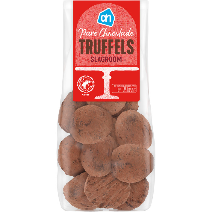 AH Pure chocolade truffels slagroom