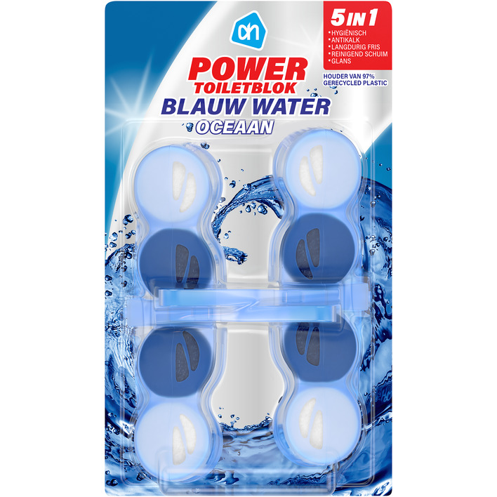 AH Power toiletblokken oceaan blauw water