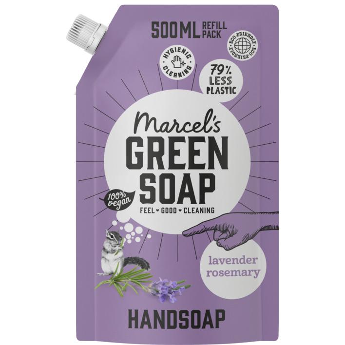 Marcel's Green Soap Handzeep lavender & rosemary navulling