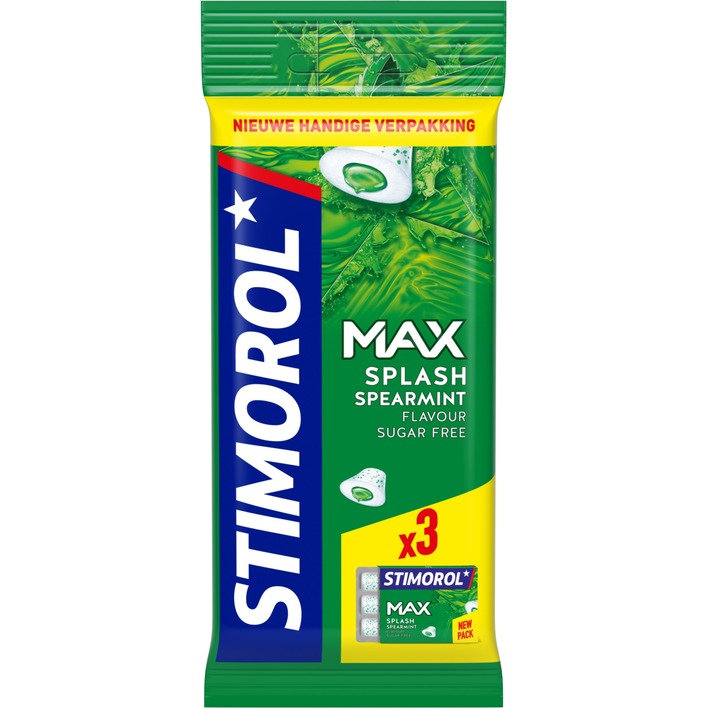 Stimorol Max spearmint 3-pack