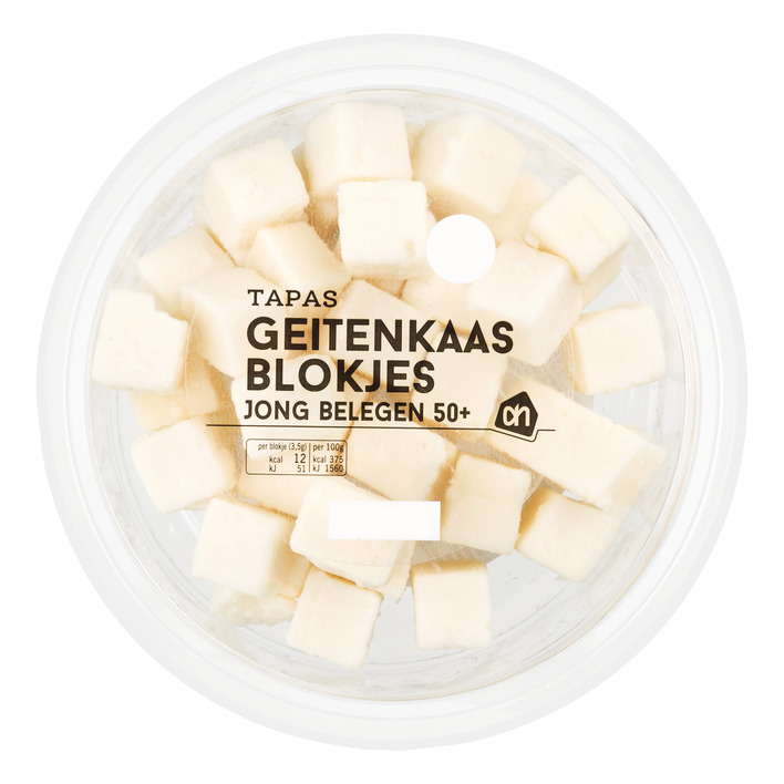 AH Geitenkaasblokjes jong belegen 50+