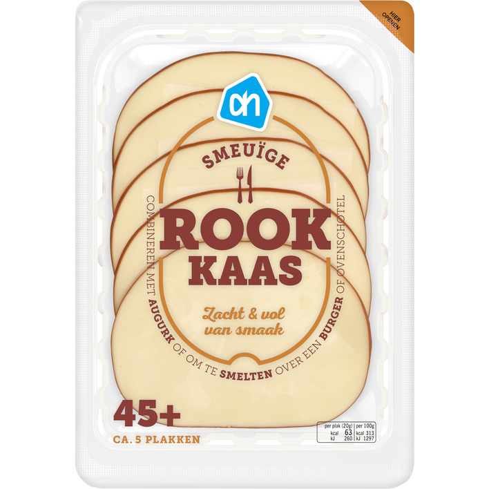 AH Smeuïge rookkaas 45+ plakken