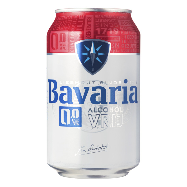 Bavaria 0.0% blik bier