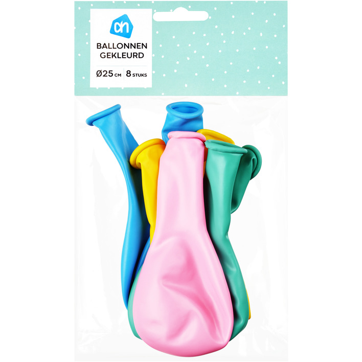AH Ballonnen gekleurd