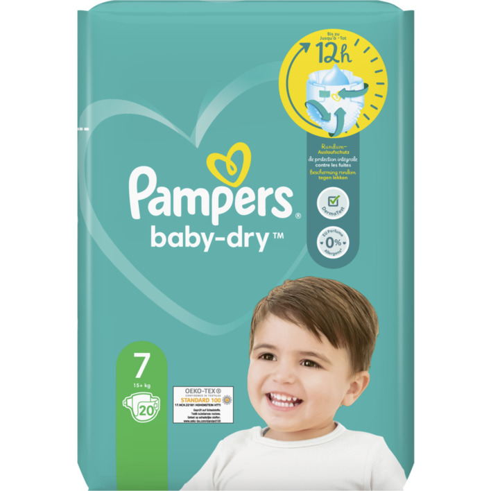 Pampers Baby dry luiers maat 7