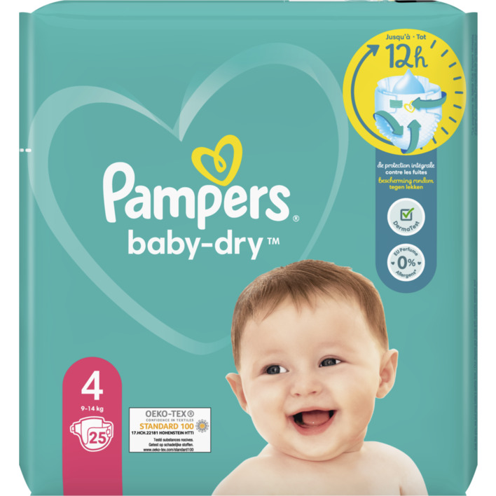 Pampers Baby-dry luiers maat 4