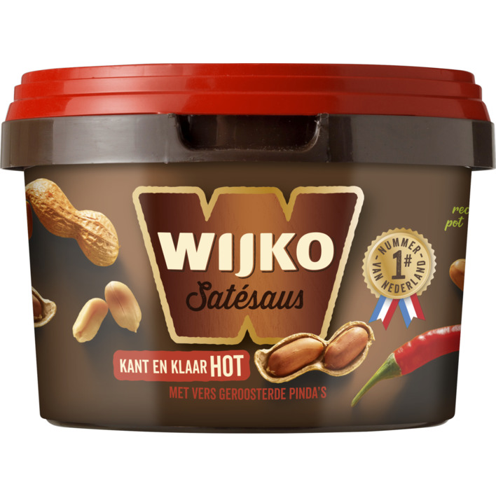 Wijko Satésaus kant en klaar hot