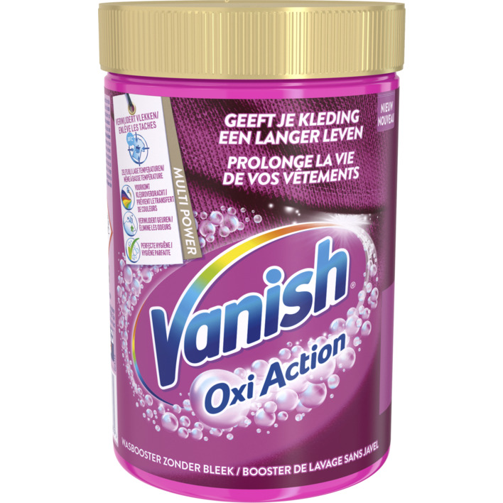 Vanish Vlekverwijderaar poeder gekleurde was