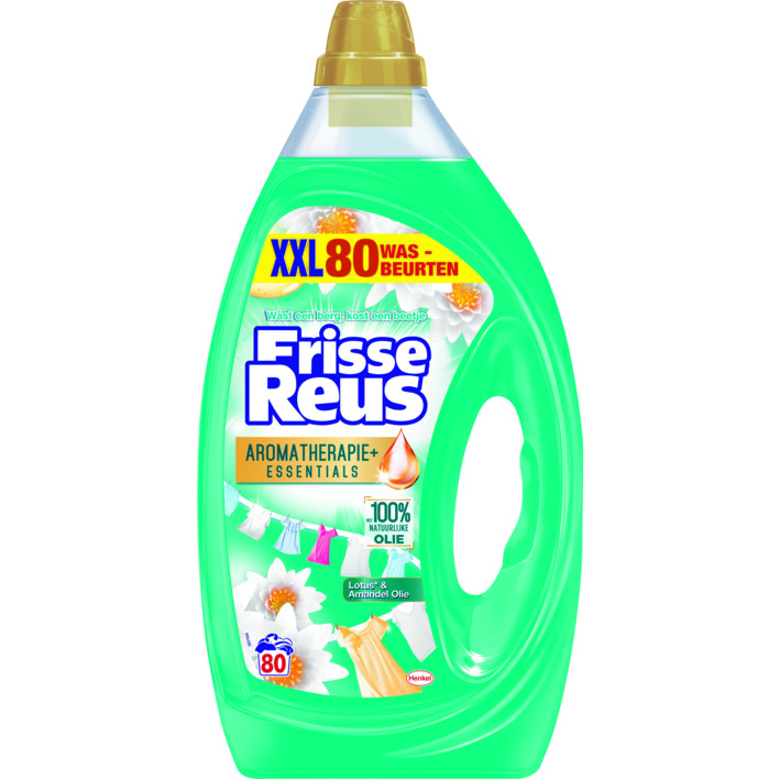 Frisse Reus Wasmiddel vloeibaar gel lotus amandel