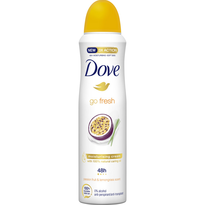 Dove Passievrucht citroengras deodorant spray