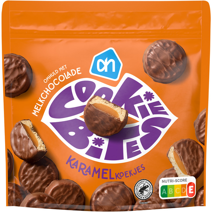 AH Cookie bites karamel koekjes