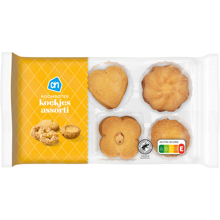 AH Roomboter koekjes assorti