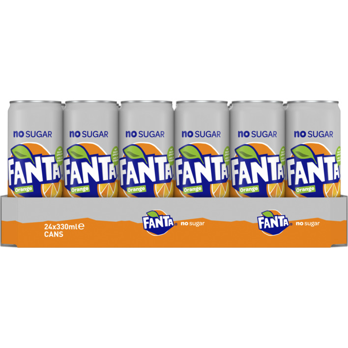 Fanta Orange zero sugar tray