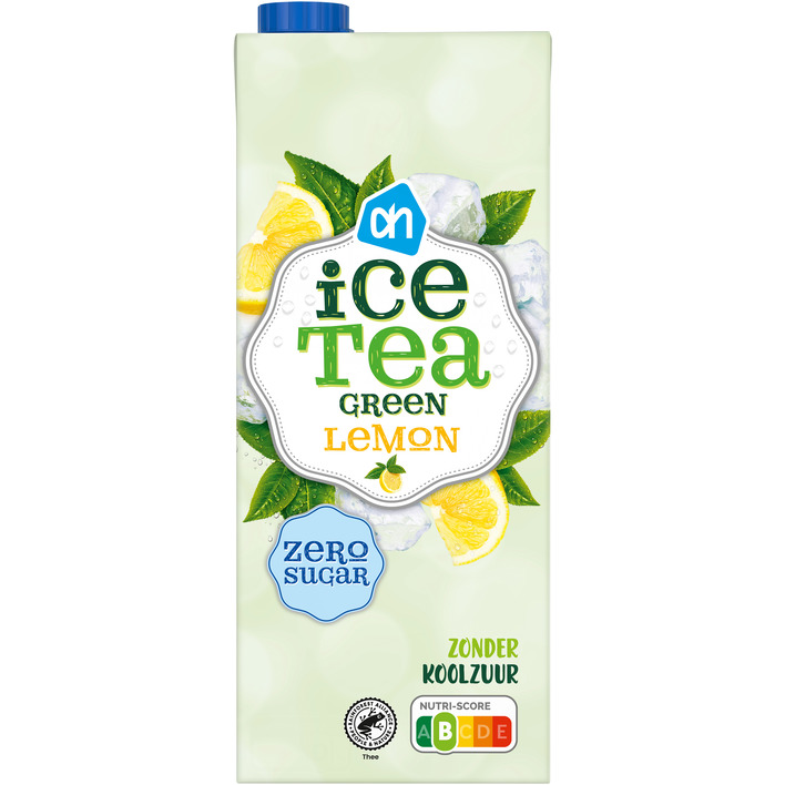 AH Ice tea green lemon zero zonder koolzuur