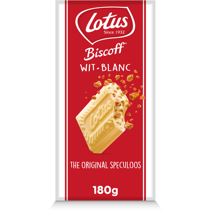 Lotus Biscoff Speculoos witte chocolade stukjes