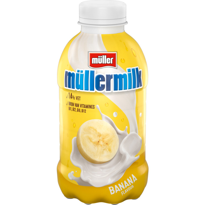 Müller Mullermilk banaan smaak