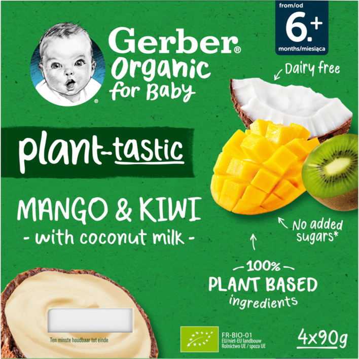 Nestlé Yogolino plantaardig babytoetje mango ki