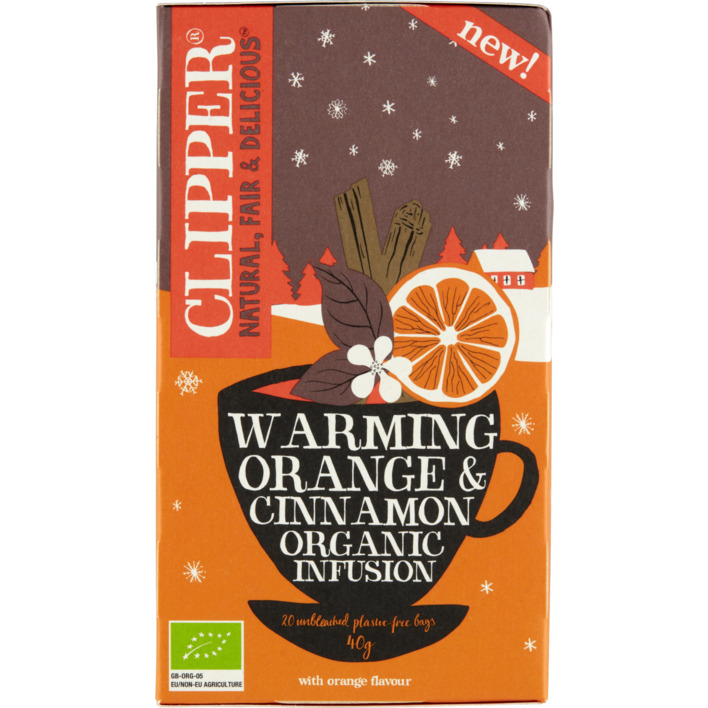 Clipper Warming orange cinnamon organic infusion