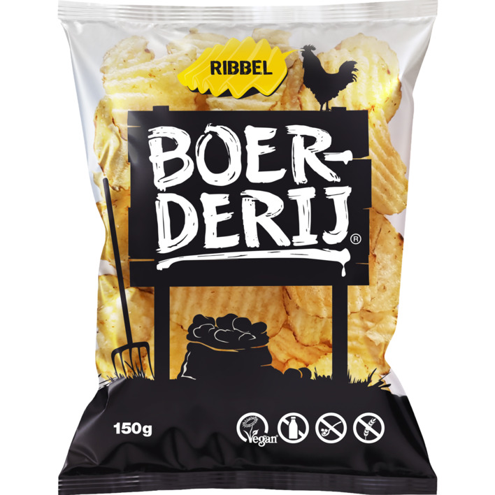 Boerderij Chips ribbel
