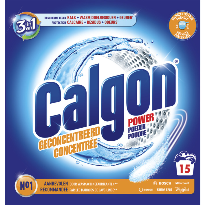 Calgon Wasmachinereiniger anti kalk poeder