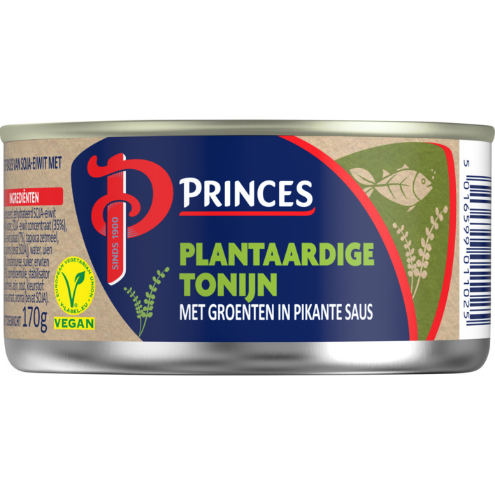 Princes Plantaardige tonijn met groenten in saus