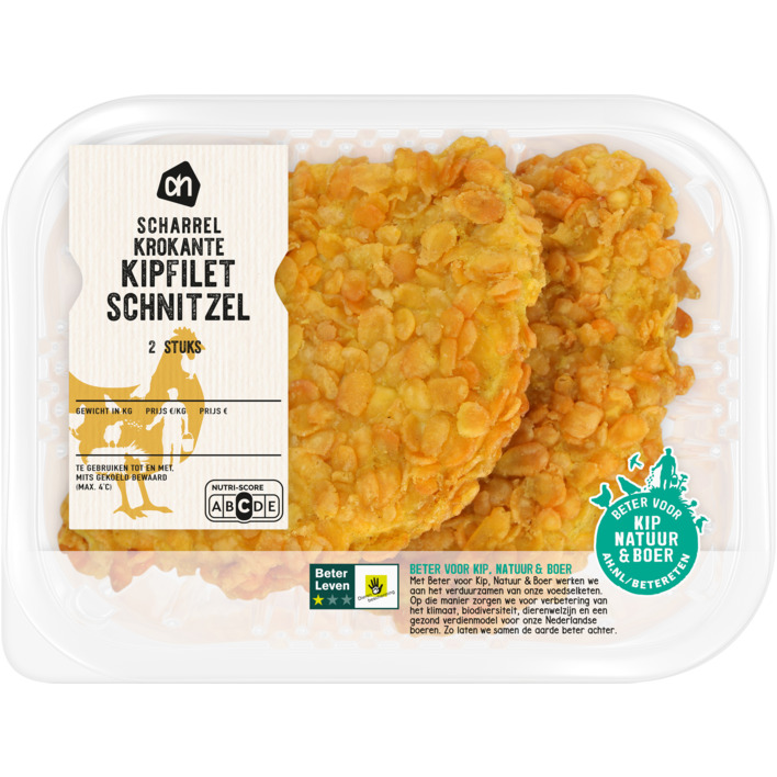 AH Scharrel krokante kipfiletschnitzel