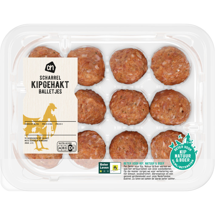 AH Scharrel kipgehaktballetjes