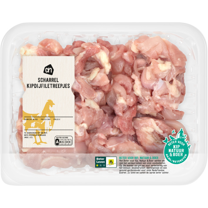 AH Scharrel kipdijfilet reepjes