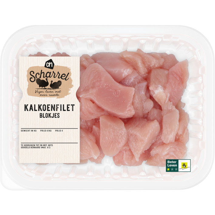 AH Kalkoenfilet blokjes